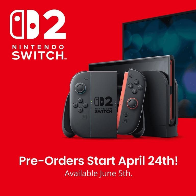 Nintendo Switch 2 Preorders Begin Nationwide, Brick-and-Mortar Stores See Surge in Demand