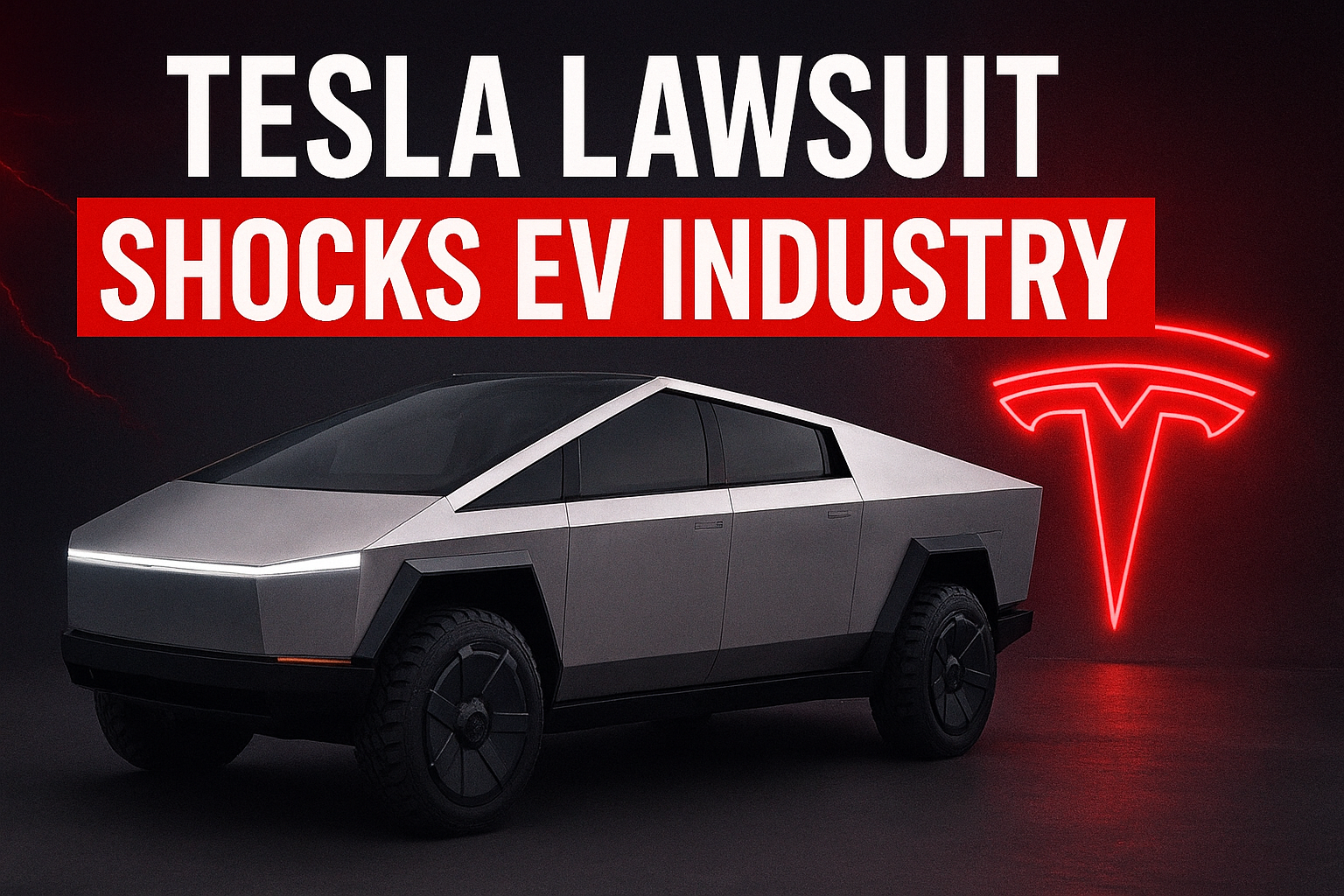 Tesla’s Cybertruck Under Fire: Lawsuit, Safety Issues, and a Drop in Sales
